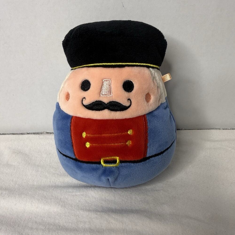 Squishmallow Logan Nutcracker Soldier in Blue 6" Plush - Christmas Plush Xmas